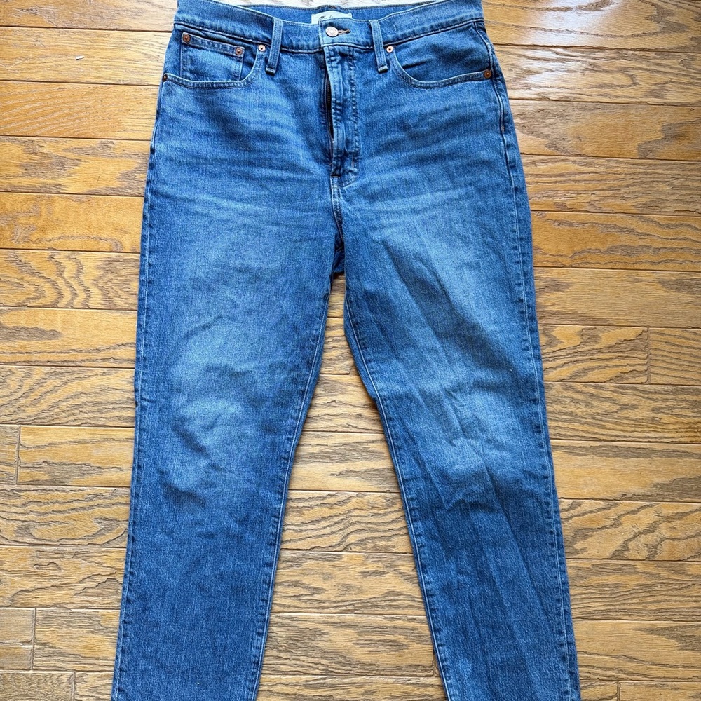 Madewell The Perfect Vintage Jean Size 30 Blue High Rise Straight Leg